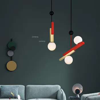 Iskandinav tasarım LED kolye ışıkları Minimalist oturma odası kolye parlaklık aydınlatma armatürleri LOFT sarkıt mutfak asılı lambalar