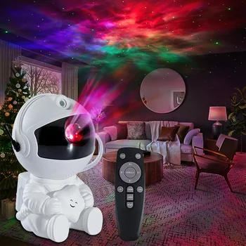 Renkli projeksiyon ışığı astronot yıldız ışığı Renkli projeksiyon ışığı LED yıldız ışığı yatak odası LED astronot projeksiyon ışığı
