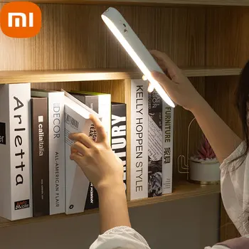 Xiaomi dolapları Led ışıkları masa lambası aydınlatma mutfak manyetik şarj edilebilir USB Led lamba yatak odası dekorasyon Gece Lambası