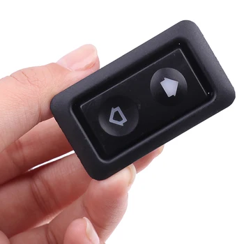 10-30A elektrikli cam düğmesi Düğmesi Tüm Arabalar için Yeşil led ışık Araba Düğmesi Anahtarı Aksesuarları