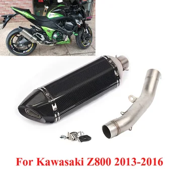 Kayma 51mm Egzoz Sistemi Kaçış Susturucu Bağlantı Bağlantı Borusu Kawasaki Z800 2013-2016
