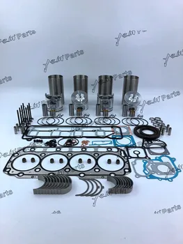 Yanmar motor parçaları için S4D106 4TNE106 tamir kiti piston + piston halkası + astar + conta seti + rulmanlar