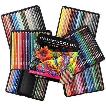 Prismacolor Premier 150 Renk Profesyonel Alta Calidad Prismacolor Caixa De Lapis De Cor Com 12 24 36 48 72 132 150 Ton