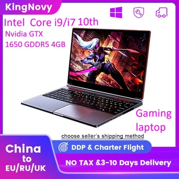 KingNovy Oyun Dizüstü 16.1 İnç GTX 1650 4G Intel Core i9 10885H i7 10870H IPS Ekran Dizüstü Bilgisayar Oyun Windows 11 Bilgisayar 4TB