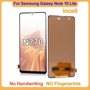 Samsung Galaxy Note10 Lite lcd ekran SM-N770F / DS Hücre İçi Suya Kalite Samsung SM-N770F / DSM Yok Ölü Piksel Dokunmatik Ekran Parçası
