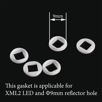 Conta için uygun XML2 / XHP50 LED ve 9mm reflektör delik