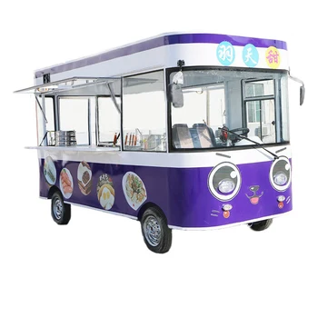 Logo İle yeni Tasarım mobil gıda kamyonu elektrikli gıda kamyonu Sepeti Büyük Servis Penceresi gıda kamyonu Satılık