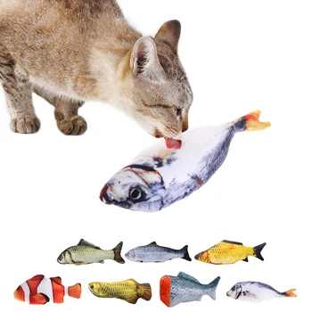 Yaratıcı Balık Şekli Pet Oyuncak Balık Şekli Bite Dayanıklı Catnip Kedi Oyuncak Pet Çiğnemek Oyuncak Pet Etkileşim Eğitim Malzemeleri Dropshipping