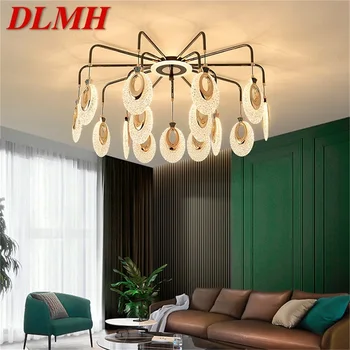 DLMH Nordic şube tavan ışık Modern yaratıcı LED lambaları fikstür ev oturma yemek odası için