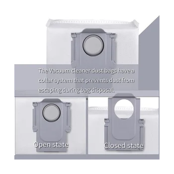 Için Roborock S8 Pro Ultra/S8+ / S8 Elektrikli Süpürge parça kiti Dock Kendi Kendini Temizleyen Rulo Yan Fırça paspas Örtüleri Filtreler Toz Torbaları